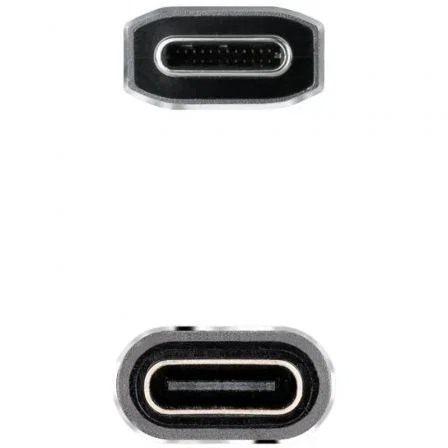 CABLE USB-C 3.2 Gen2x2 20Gbp 100W/5A MALLADO USB-C/M-H 2 M NEGRO NANOCABLE CABLE USB-C 3.2 Gen2x2 20Gbp 100W/5A MALLADO USB-C/M-H 2 M NEGRO NANOCABLE